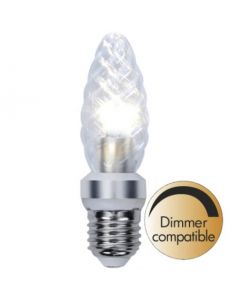 Illumination LED Twisted, E27, 2700K, 325lm, 4W(30W), Dimmerkompatibel