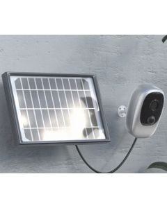 Smart IP Kamera, lång batteritid, IP66, Solcellsladdning, 1080P, Tuya, Wifi, IP66, IR mörkersyn, 6000mAh, MicroSD, Alexa, Google
