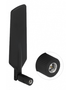 Delock 5G LTE Antenna SMA plug -1 - 3 dBi omnidir/tilt joint black