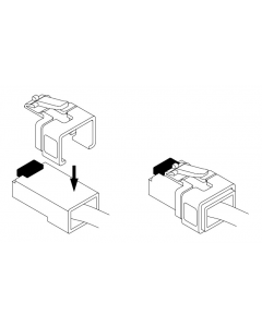 DeLOCK Reparerings clips för RJ45-kontakter, 16-pack, blandade färger