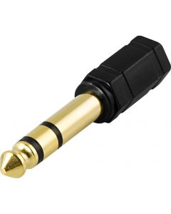 DELTACO teleadapter 6,3mm ha - 3,5mm stereo ho