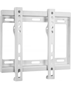 DELTACO Väggfäste, 23-42", 40 kg, VESA 75x75-200x200mm, vit