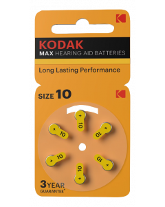 Kodak kuulokoje P10 akku (6 kpl)