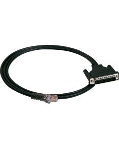 RJ45-kabel till Moxa Nport-server, 1xDB25ha, 1,5m