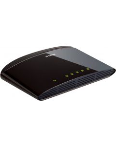 D-Link switch 5x10/100Mbps, NWay, uplink, bordsm.