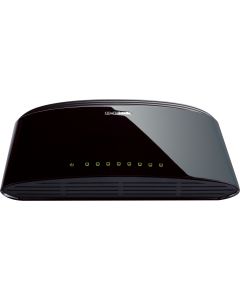 D-Link switch 8x10/100Mbps, NWay, uplink, bordsm.