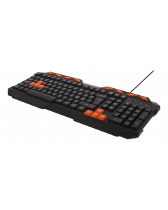 DELTACO GAMING DK110 Tangentbord, anti-ghosting, USB, nordisk
