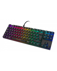 DELTACO GAMING TKL Mechanical keyboard, Red switches, RGB, UK layout