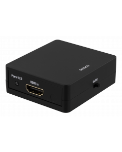 DELTACO HDMI splitter, 1x HDMI in, 2x HDMI ut, 6,75 Gbit/s, svart