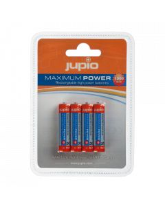 Jupio ladattavat akut AAA 1000 mAh 4 kpl VPE-10