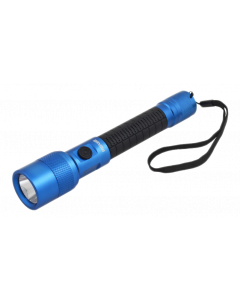 Maxell UV LED-ficklampa, IP44, aluminium, drivs av 2xAA batterier, blå