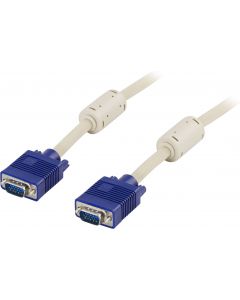 DELTACO Monitorkabel RGB HD15ha-15ha 15m