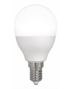 DELTACO SMART HOME LED-lampa, E14, G45, WiFI, 5W, dimbar, vit