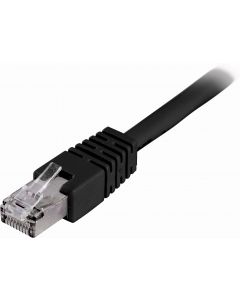 DELTACO F/UTP Cat6 patchkabel 5m, svart
