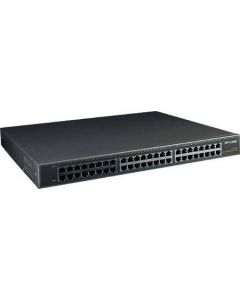 TP-LINK, nätverksswitch, 48-ports 10/100/1000Mbps, RJ45, metall, 19"