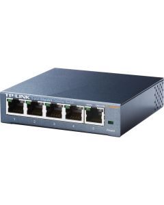 TP-LINK, nätverksswitch, 5-ports 10/100/1000Mbps, RJ45, metall