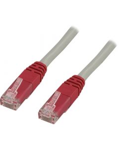 DELTACO U/UTP Cat6 patchkabel, LSZH, korskopplad 2m