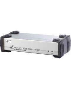 ATEN DVI-splitter 1 till 4, DVI-I Single Link, även högtalare