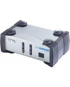ATEN DVI-switch, 2 enheter till 1 skärm, DVI-I, ljud(2xRCA), 1600x120