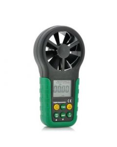 Digital anemometer, mäter vindhastighet, luftfuktighet och temperatur