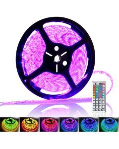 LED-strip 5 meter - 300 lampor och fjärrkontroll