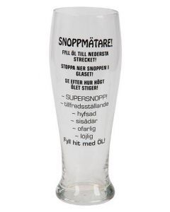 Ölglas - Snoppmätarglas