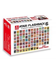Atari Flashback 6, Klassisk spelkonsol med 100 inbyggda spel och 2 trådlösa handkontroller