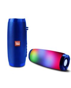 Vattentät Bluetooth högtalare med blinkande LED-ljus, 9h batteri, 2.4GHz, MicroSD