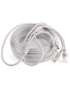 Förlängningssladd för Asgari 720Pro och PTZ-80IR G2 med ethernet, 40M, 12V