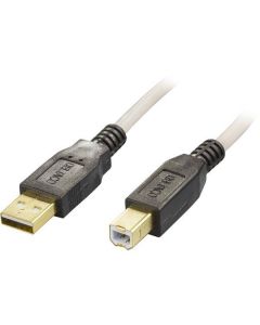 DELTACO USB 2.0 -kaapeli Tyyppi A uros - Tyyppi B uros 3 m