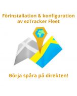 Förinstallation/konfiguration av tracker i ezTracker Fleet