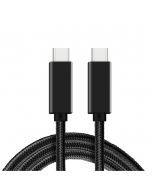 100 W USB-C-latauskaapeli pikalataukseen, 5 A, virransyöttö, 1 m