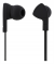 STREETZ in-ear hörlurar med mikrofon, 3,5mm, mediaknapp, 1,2m trasselfri kabel - Svart