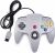 Klassinen Nintendo 64 -ohjain, alkuperäinen liitin - harmaa